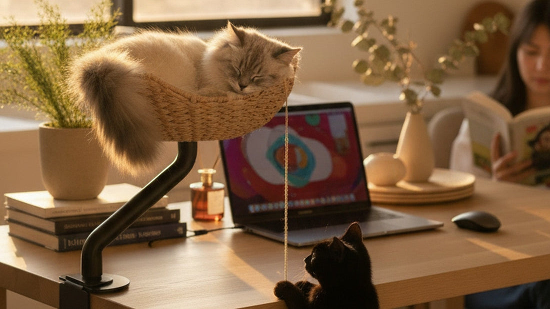 How to Build the Ultimate Cat Office for Your Work-From-Home Cat