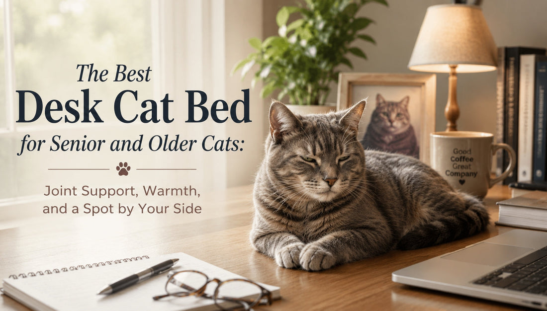 The Best Desk Cat Bed for Senior and Older Cats: Joint Support, Warmth, and a Spot by Your Side